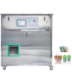 Automatic juice milk water drink liquid plastic Doypack pouch filling machine Tomato Sauce spout pouch filling machine