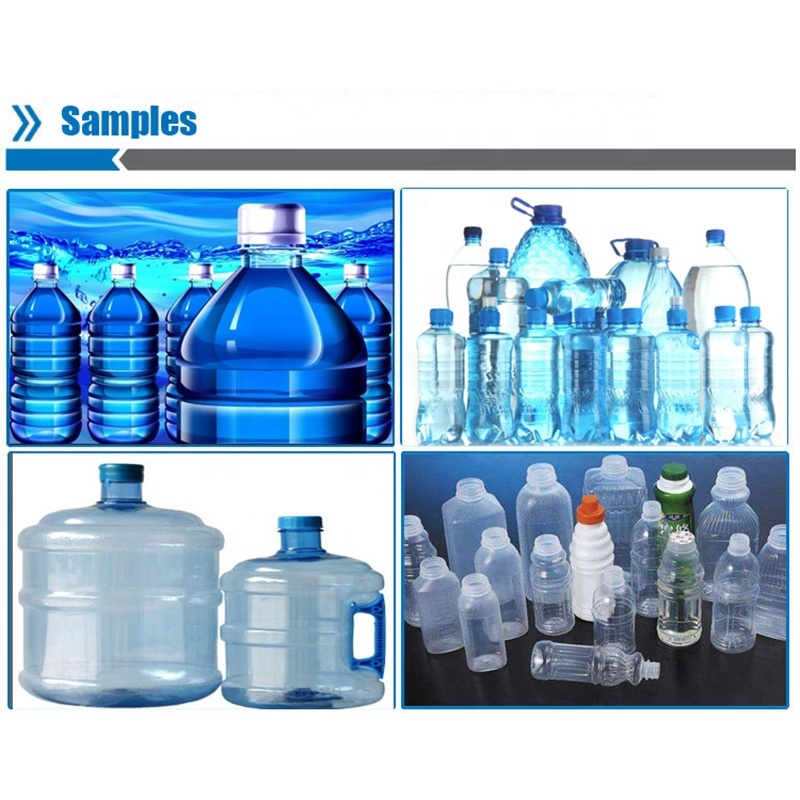 تهب آلة زجاجة زجاجة بلاستيكية كاملة التلقائي صب تهب آلة PET