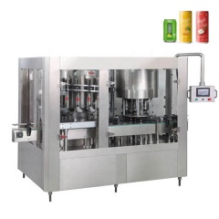 Low price hot liquid can filling machine does not contain carbonated gas juice beverage filling production line
