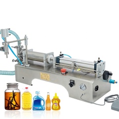 260-2600ml small semi automatic perfume water milk wine juce beverage liquid filling machine