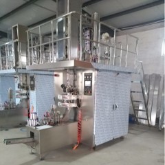 Full Automatic Milk Packing Machine Carton Box Juice Filling Machine gable top carton filling machine