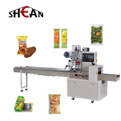 Price pillow type chocolate bar egg roll pizza packaging machine
