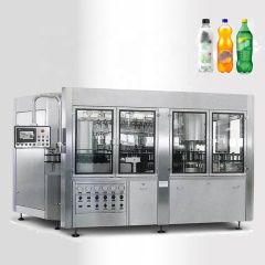 Carbonated Drink Filling Carbonated Drink Machine Manufacturer Carbonated Water Beverage plastic cover water bottel line