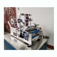 شبه التلقائي المطهر سطح سطح المكتب جولة الزجاج زجاجة آلة الوسم