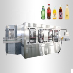 Turnkey projects automatic liquid carbonated beverage beer glass bottle filling machine production line sparkling wine champagne