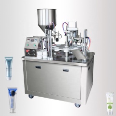High speed filling machine and cream plastic tube filler sealing machine