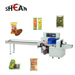 Pillow type fruit pharmaceuticals soft candy packaging machine