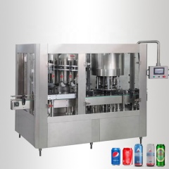 Hot selling price low can gas filling machine made in China beer filling production line