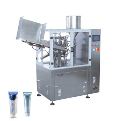 Automatic mixing paste liquid tube filling and sealing machine packaging machine