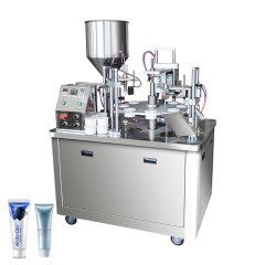 Plastic Sofe Tube Toothpaste Packing Cosmetic Cream Filling and Sealing Machine