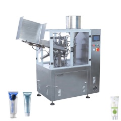 Hot selling plastic hose filling and sealing machine for face washing milk