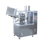 The factory produces shampoo and hand cream tube filling and sealing machine