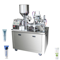 Plastic Sofe Tube Toothpaste Packing Cosmetic Cream Filling and Sealing Machine