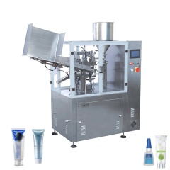 High speed Shampoo cosmetic cream paste Ultrasonic Metal Plastic Soft tube filling and sealing machine