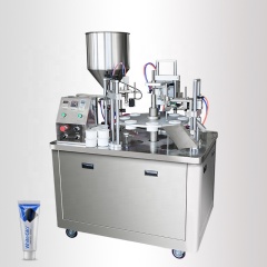Semi-automatic hose Filling and sealing machine for small plastic tube tail of skin care products