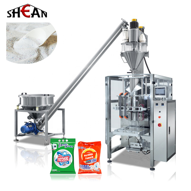 Hot Sealing Automatic vertical Detergent Washing Powder Sachet Filling Packing Machine Spices Powder Packaging Machine