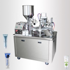 Semi-automatic hose Filling and sealing machine for small plastic tube tail of skin care products