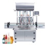 Straight line paste filling machine disinfection sauce bottle machine