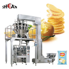Automatic food multi-functional chips peanut nuts rice cereal snacks packing machine