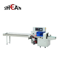 Semi automatic sleeve candy chocolate flow wrapping machine