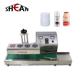 Automatic continuous bottle heat sealing electromagnetic induction aluminum foil sealing machine
