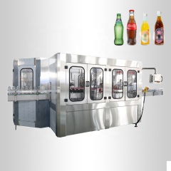 Hot selling Carbonated drinks three in one production line sparkling wine champagne filling machine