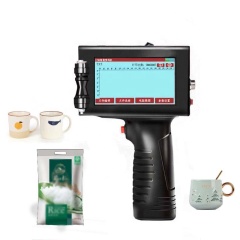 طابعة نافثة للحبر صغيرة صغيرة محمولة وقت تاريخ طابعة رمز الدفعة المحمولة النافثة للحبر