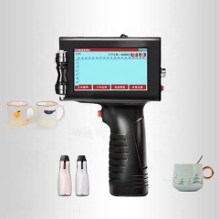 طابعة نافثة للحبر صغيرة محمولة وقت التاريخ طابعة أكواد الدفعة المحمولة النافثة للحبر