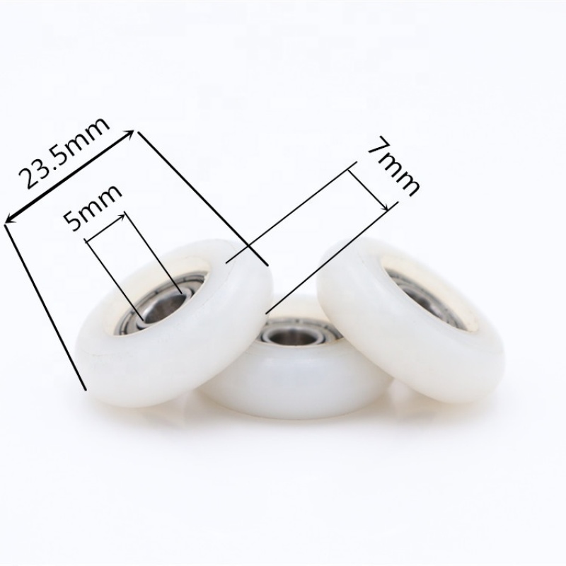 door and window pulley plastic nylon pulley wheel with bearing pulley nylon roller for sliding gate