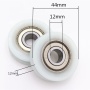 hanging door u groove nylon roller wheel sliding gate wheel u groove wheel