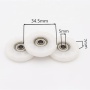 small diameter rollers shower glass bathroom roller for shower solo wheel roller