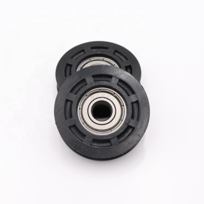 6201 nylon sliding door hanging pulley for sliding gate wheel