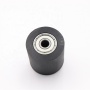 5mm polyurethane coated bearings roller pulley PU pulley bearing with size 5*40*30mm