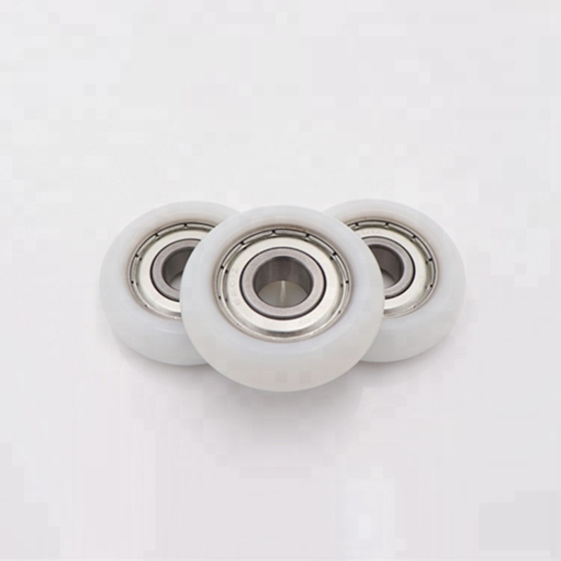 625 626 608 696 6201 bearing white nylon pulley sliding door roller bearing with plastic oem pulley wheels