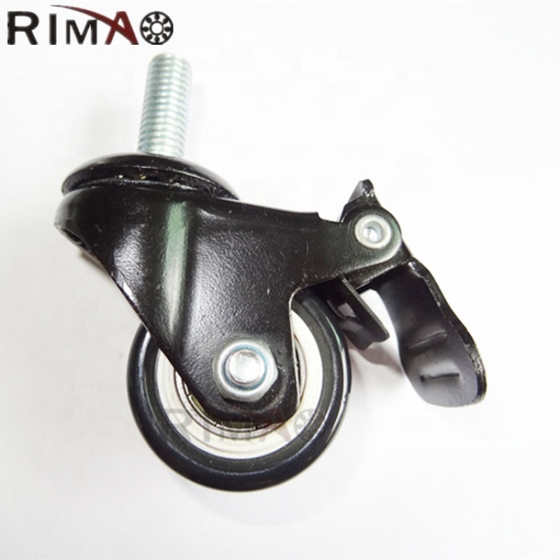 heavy duty side mount caster wheel nylon furniture caster wheel