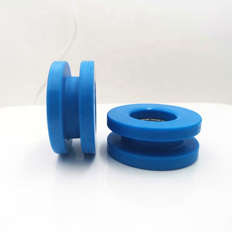 Factory Sale H Groove wheel Nylon Guide Door Roller Wheels 12*60.6*26mm with bearing 6201ZZ
