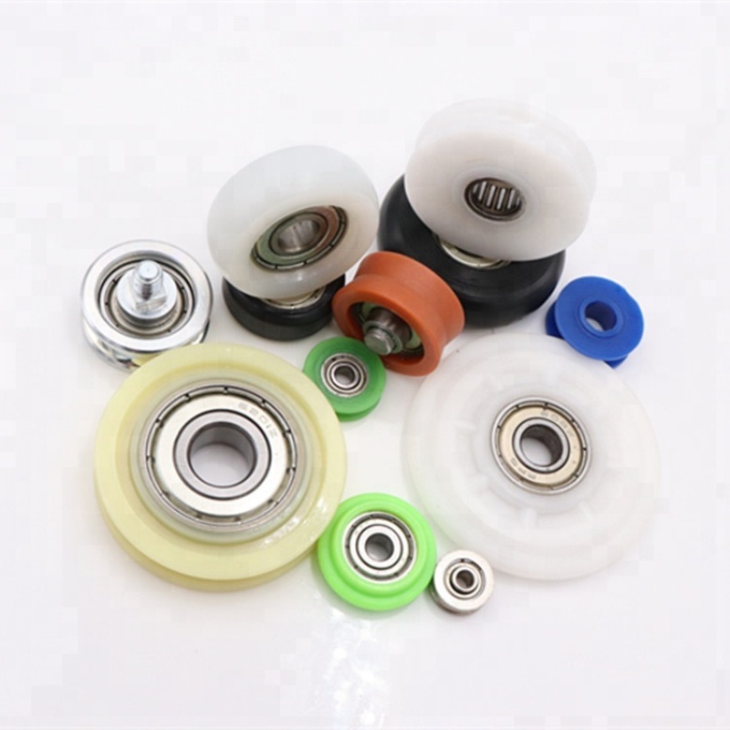 hanging door u groove nylon roller wheel sliding gate wheel u groove wheel