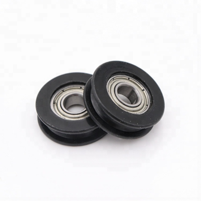 625 626 608 696 6201 bearing white nylon pulley sliding door roller bearing with plastic oem pulley wheels