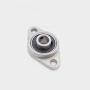 steel ball bearing with zinc alloy FL004 miniature Flange pillow block bearing KFL004