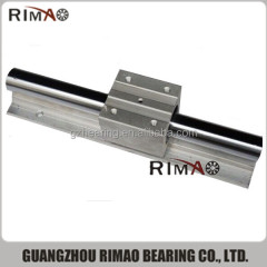 Carril de guía de máquina CNC tbr20 guía lineal rial soporte de riel de aluminio diámetro del eje 20mm
