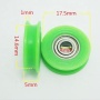 small plastic roller plastic wheels for toys u groove nylon roller wheel