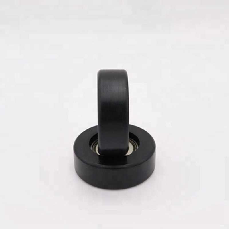 608 ball bearing wheel coated plastic bearing window pulley