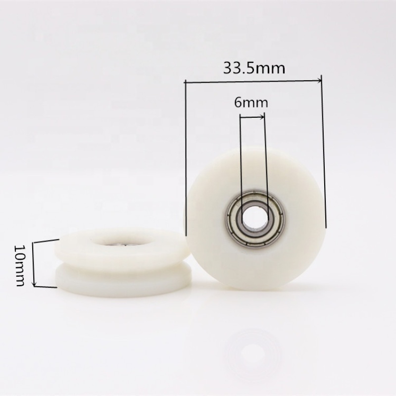 Miniature bearing steel pulley door window pulley 696ZZ