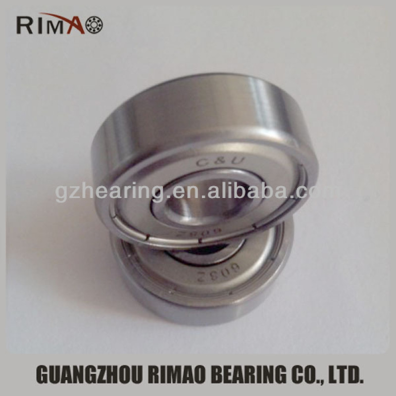 C&U bearing  608z bearing coated ball bearing 608zz