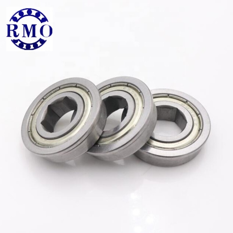 China bearing supplier 0.5 inch Hexagon Bearing FR8ZZ FR8 1/2'' inch bearing for robot hex bearing 12.75*28.575*7.938mm