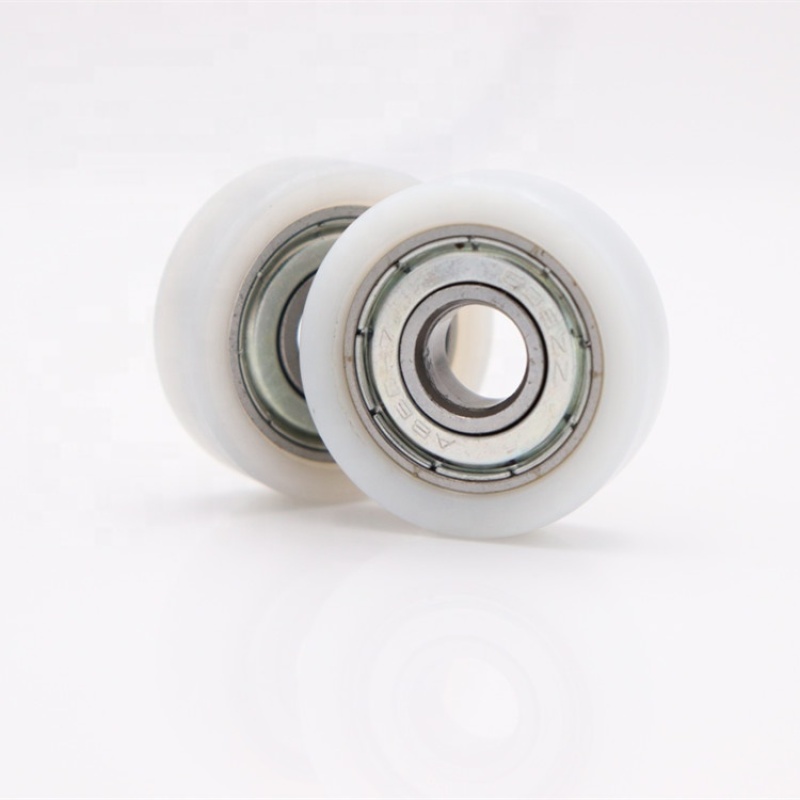 roller wheel pulley wheel, nylon coated ball bearing for sliding door and windows Roller Pulley