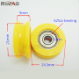 5mm 625ZZ round roller wheels wardrobe doors wheels plastic nylon pulleys furniture