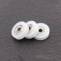 Size 4*18*5mm U groove nylon roller wheel bearing 604zz clothesline pulley