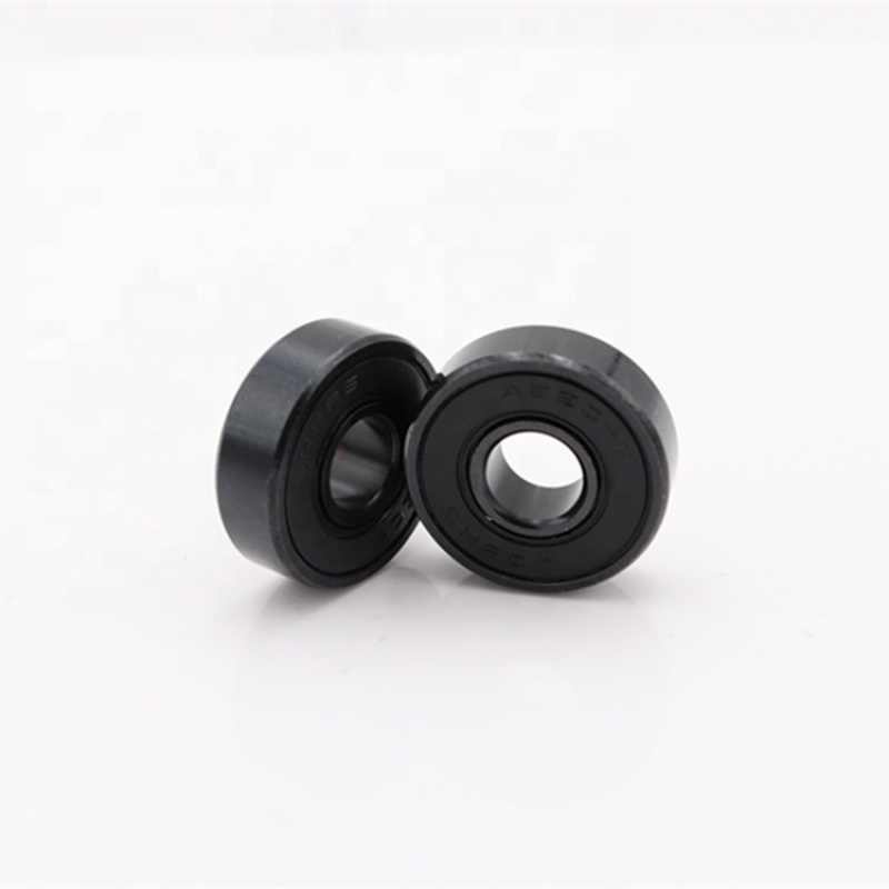 Anti Rusty skate wheels bearings Blacken bearings 608 2rs for skateboard 8*22*7mm