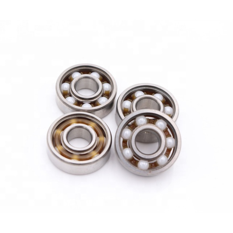 high performance low noise 608 hybrid ceramic ball bearing 608RS mixed steel bearing for skate